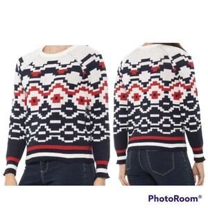 Telluride Clothing Company Fairisle Pullover Sweater size XL Multi-color